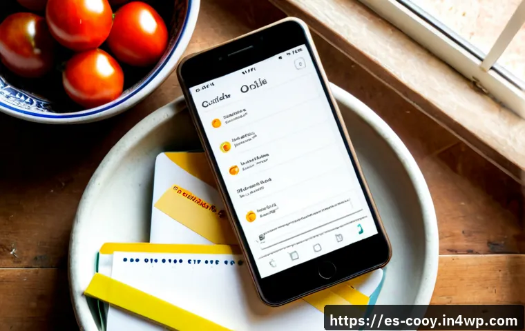 가족 레시피 저장을 위한 앱 추천 - Photorealistic overhead view of a Spanish family kitchen table, a smartphone with a clean recipe-org...